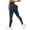 Blue, variant on Dasayo Butt Lifting Women's Leggings Black Slim-Leg High Waist Leggings Yoga Stretch Jeggings Trouser Pants for Women L