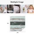 thumbnail image 5 of Blue Teal Cloth Napkins, Vintage Wooden Retro Art Farmhouse Barns Washable and Reusable Dinner Napkins Set of 2, Table Napkin for Kitchen Party Birthday Wedding Hotel Housewarming 20"x20", 5 of 9