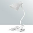 thumbnail image 4 of Yibooy AC 110-250V Universal Flexible Lamp Clip Holder E26/E27 Bulb Base (White), 4 of 8
