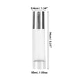 thumbnail image 4 of Ofertas Únicas 1 Pc Botella de Loción de Bomba Sin Aire en Forma de U Portátil para Viajes, Gimnasio, Camping, Aire Libre, Tono Plateado-50ml, 4 of 6