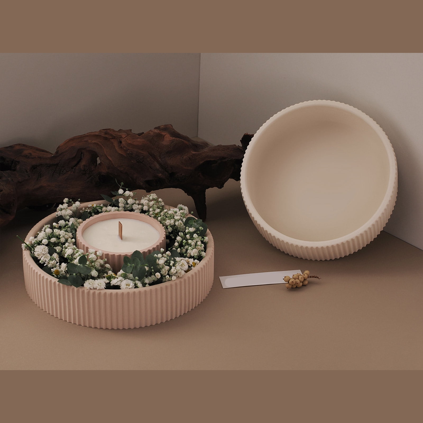 BELOWSYALER Unique Silicone Molds Silicone Crafting Moulds Silicone Candle Cup Molds Jewelry Tray Moulds Suitable for Jewelry Tray