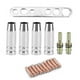 thumbnail image 4 of 17 piezas/juego Kit de boquillas para soplete de soldadura Puntas de contacto de 0,8 mm Soporte de boquilla MIG MAG apto para Binzel 15AK, 4 of 17