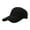 Black_One Size, variant on HUANLEDASH Men Baseball Hat Long Hard Brim Solid Color Sunscreen Anti-UV Adjustable Ponytail Hole Casual Hip Hop Outdoor Sun Cap
