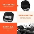 thumbnail image 5 of Deep Fryer with Basket, 1500W Electric Deep Fryer, Temperature Control, Removable Lid, 2.5L/1.5L Non-Stick Inner Pot, Easy to Clean Cooker Springtok Cooking Food, 5 of 24