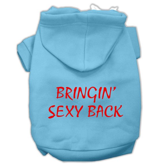Pet, Dog Cat Hoodie Screen Printed, "Bringin Sexy Back"