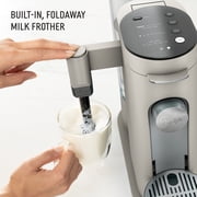 Ninja Pods & Grounds Specialty Single-Serve Coffee Maker, K-Cup Pod Compatible, Built-In Milk Frother, PB051ST, Stone