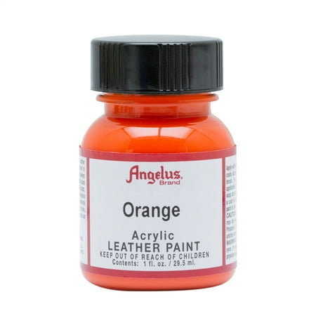 UPC: 0086366710241 | Angelus® Acrylic Leather Paint  1 oz.  Orange