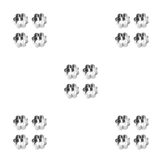 Juego de moldes para pasteles Injueey 4 piezas Acero inoxidable antiadherente