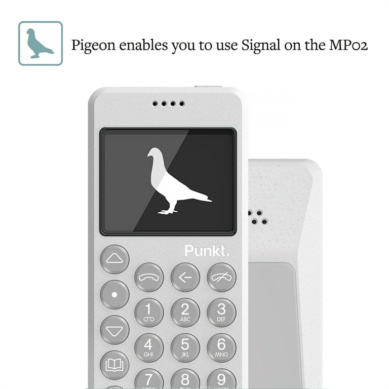 k*o様 Punkt. MP02 グレー 携帯電話本体 Punkt. MP02 Minimalist 4G LTE Cell Phone AT&T/T-Mobile Nano-SIM