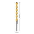 thumbnail image 1 of Bgsha 1pc Hex Shank 160mm Tungsten Carbide Drill Bit For Masonary Concrete Brick Stone, 1 of 7