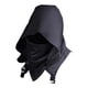 thumbnail image 5 of Sombrero con capucha, accesorio para fotografía, fiesta, hechicero, festival, bufanda con capucha Negro, 5 of 8
