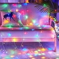 thumbnail image 5 of Morttic Extendable Christmas String Light USB Powered,32.8ft 80LED Twinkle Fairy Mini String Lights with 8 Modes Remote for Wedding, Bedroom, Indoor Outdoor Decoration,Multicolor, 5 of 8