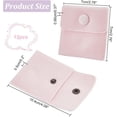 thumbnail image 2 of 12 Pcs Velvet Jewelry Pouches with Snap Button Pink Velvet Jewelry Storage Bags Small Velvet Gift Bags for Traveling Rings Bracelets Necklaces Earrings Watch 2.76x2.76 Inch, 2 of 8