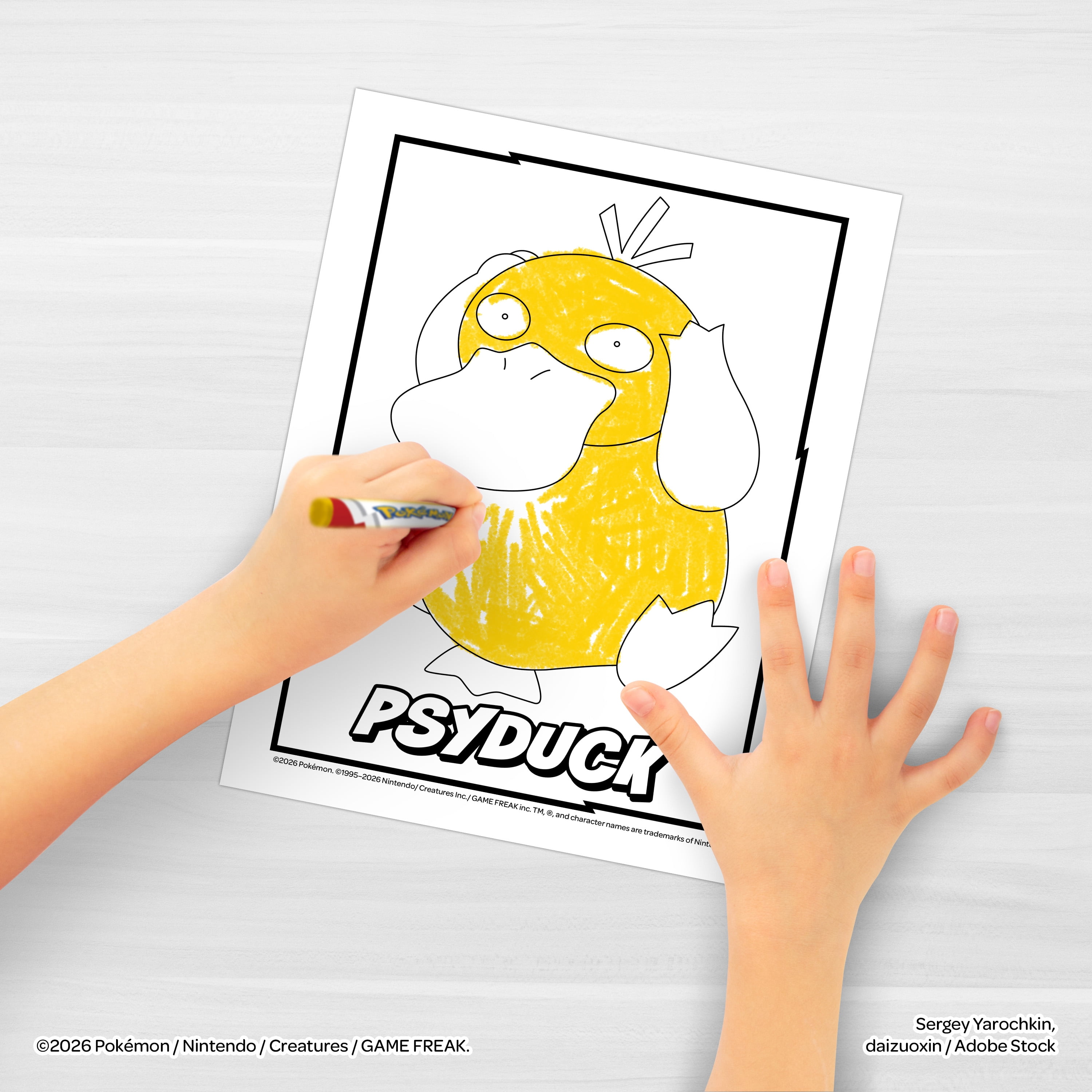 Pokémon Gift Set with Coloring Book, Posters, Stickers, Crayons, Punch-Out Characters