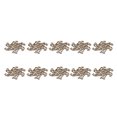 thumbnail image 4 of Adornos navideños de madera, estilo elegante, ligero, duradero, forma de copo de nieve, atractivos suministros decorativos para el hogar, estilo 1, 4 of 14