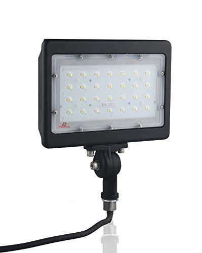 3,600 Lumens 30 Watt LED Flood Light Kivo Series High Efficiency 120  Lumen to Watt 5000K LED Floodlight Various Mount Choices