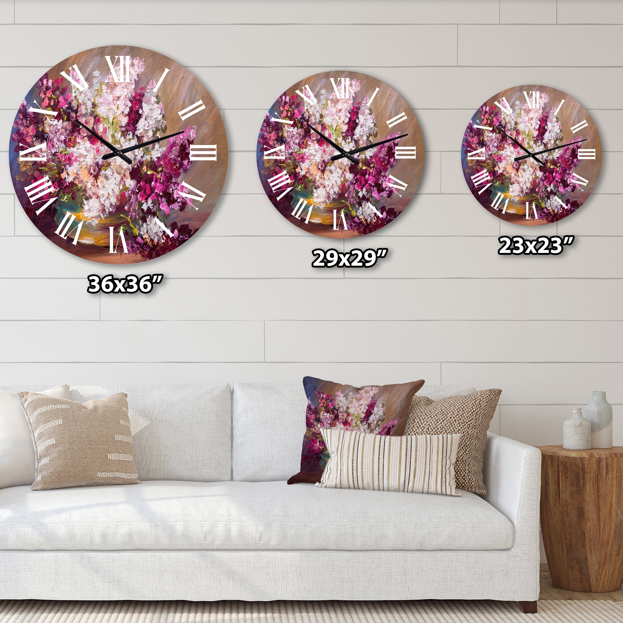 Designart 1 in Traditional Wall Clock