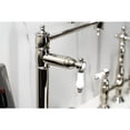 thumbnail image 4 of Kingston Brass KS3706BPL Bel-Air Deck Mount Pot Filler Faucet, Polished Nickel, 4 of 8