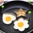 thumbnail image 4 of 5 uds molde para huevos fritos de acero inoxidable herramientas para hornear accesorios de cocina, 4 of 5
