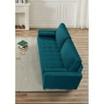thumbnail image 2 of US Pride Furniture Maryellen 70''W Velvet Sofa, Blue, 2 of 4