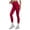 Wine, variant on felwors Women Ribbed Seamless Leggings High Waisted Workout Gym Yoga Pants (Purple, L)