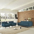 thumbnail image 2 of Modway Engage Armchairs and Sofa Set of 3 in Azure, 2 of 6