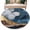 Brown Turquoise, variant on Round Rugs 5Ft, Navy Blue Brown Round Area Rug Washable Indoor Throw Carpet, Modern Artwork Abstract Vintage Soft Non Slip Circle Rug for Cabinet Bathroom Home Decor Aesthetic