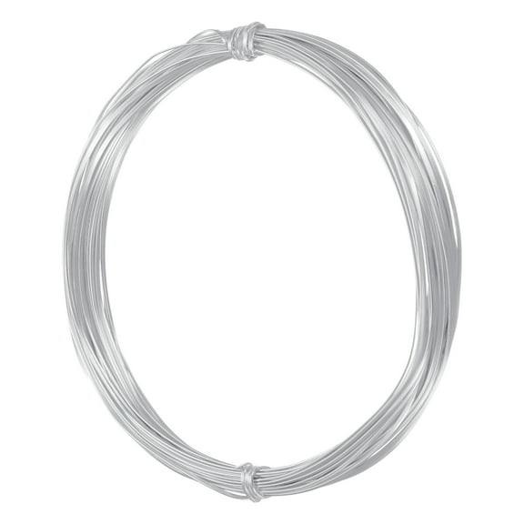 Uxcell 1mm Aluminum Craft Flat Wire,33Ft 0.5mm Thickness Bendable Metal Floral Jewelry Beading Armature Wire for Sculpting Armature DIY Jewelry Making, Silver Tone