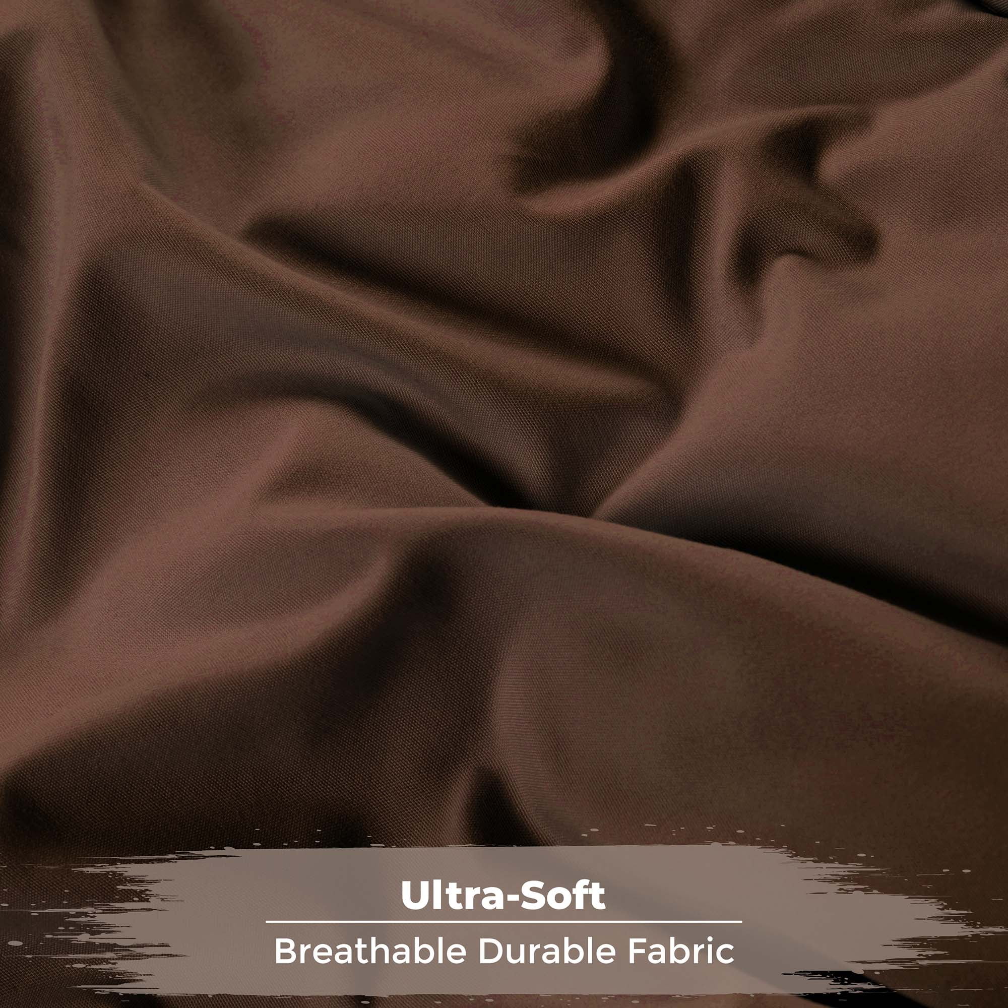 Superior Reversible Down Alternative Comforter, Twin/Twin XL, Choco-Sky Blue