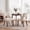 Beige, variant on iooHug Set of 2 Chenille Dining Chairs with Elegant Cutout Back & Curved Solid Wood Legs, Mid-Century Modern Kitchen Chairs for Dining Room, Cafe & Restaurant