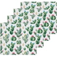 thumbnail image 2 of SKYSONIC Cactus Cotton Washcloths Set of 2, Highly Absorbent Soft Fingertip Towel for Bathroom, Gym, Hotel and Spa, 12 x 12 Inch, 2 of 7
