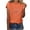 Orange, variant on Qulqfy Womens Love Print Tshirts Orange Short Sleeve Shirts Crew Neck Graphic Spring Summer Tees L