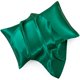 thumbnail image 1 of Chenchen Blackish Green King Size Satin Pillowcase Set of 2 for Hair and Skin,Blackish Green Silk Pillowcase Breathable Pillowcase with Envelope Closure, 1 of 1