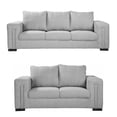 thumbnail image 1 of Sala 3-2 TRINITY Taos 2 piezas ( Sofá, Love Seat ) Plata, 1 of 8