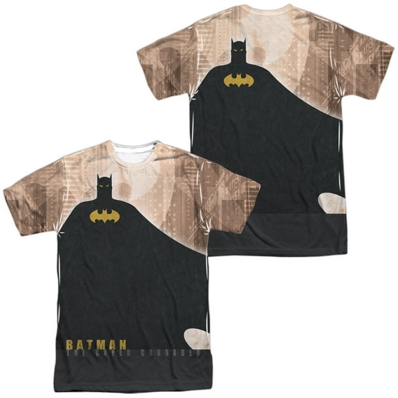 Batman City Crusader Unisex Adult Sublimated Costume T Shirt (Front/Back), Medium Multicolor