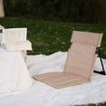 thumbnail image 3 of Backchair With Padded Back Cushion, Stadium Chairs With Back And Straps, 3 of 5