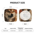 thumbnail image 6 of Daiia Vintage Shiba Inu Art Stretch Individual Couch Cushion Slipcovers Reversible Cushion Protector Slipcovers Sofa Cushion Protector Covers Milk Silk-16.9in, 6 of 9