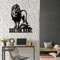 thumbnail image 4 of Craftnamesign Custom King Lion Metal Wall Art LED Light, Personalized Lion Lover Name Sign, 4 of 5