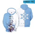thumbnail image 1 of Game Genshin Impact Series Sudadera con capucha para hombre y mujer, talla europea, holgada, talla grande, 1 of 5