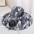 thumbnail image 2 of Kcolen Mens Sun Hats Wide Brim Solar Fan Bucket Hat for Outdoor Enthusiasts UPF50+ Wide Brim Sun With Advanced Technology, 2 of 4
