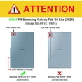 thumbnail image 2 of Allytech Galaxy Tab S6 Lite 10.4" 2022 2020 Case SM-P610 P615 P613 P619, Slim Fit Hard PC Shell Auto Sleep Wake Trifold Stand Shockproof Protective Back Cover for Samsung Galaxy Tab S6 Lite - Red, 2 of 9