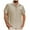 Khaki, variant on Coorders George Men's & Big Men's Casual Linen Shirts Short Sleeve Hawaiian Button Down Shirt with Pocket ,Navy,S