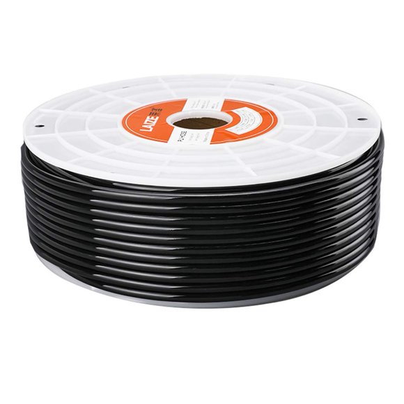 Beduan Pneumatic Tubing Pipe, 6mm x 4mm Black 541ft/165Meter, Air Compressor PU Hose Line Tube for Fluid Transfer