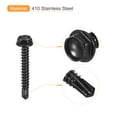 thumbnail image 4 of Uxcell 30Pack #8 x 1-1/4" Hex Washer Head Self Tapping Screws Sheet Metal Screws, 4 of 5