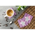 thumbnail image 3 of Elephant on Stripes Foam Coaster Set of 4, 3 of 3