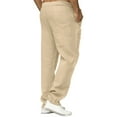thumbnail image 2 of Eashery Men Pants Cargo Pants Modern-Fit Comfort Stretch Performance Pant Comfort Cargo Pant Mens Sweatpants (Khaki,XL), 2 of 5