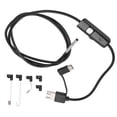 thumbnail image 2 of 3.9mm Borescope High Definition Inspection Camera, 6 LED Lights Flexible Endoscope Camera for Car Industry, 2 of 8