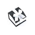 thumbnail image 2 of Sterling Silver Cz Anillo Cruzado Lateral Apilable Fino para Mujeres y Adolescentes - Talla 7, 2 of 3