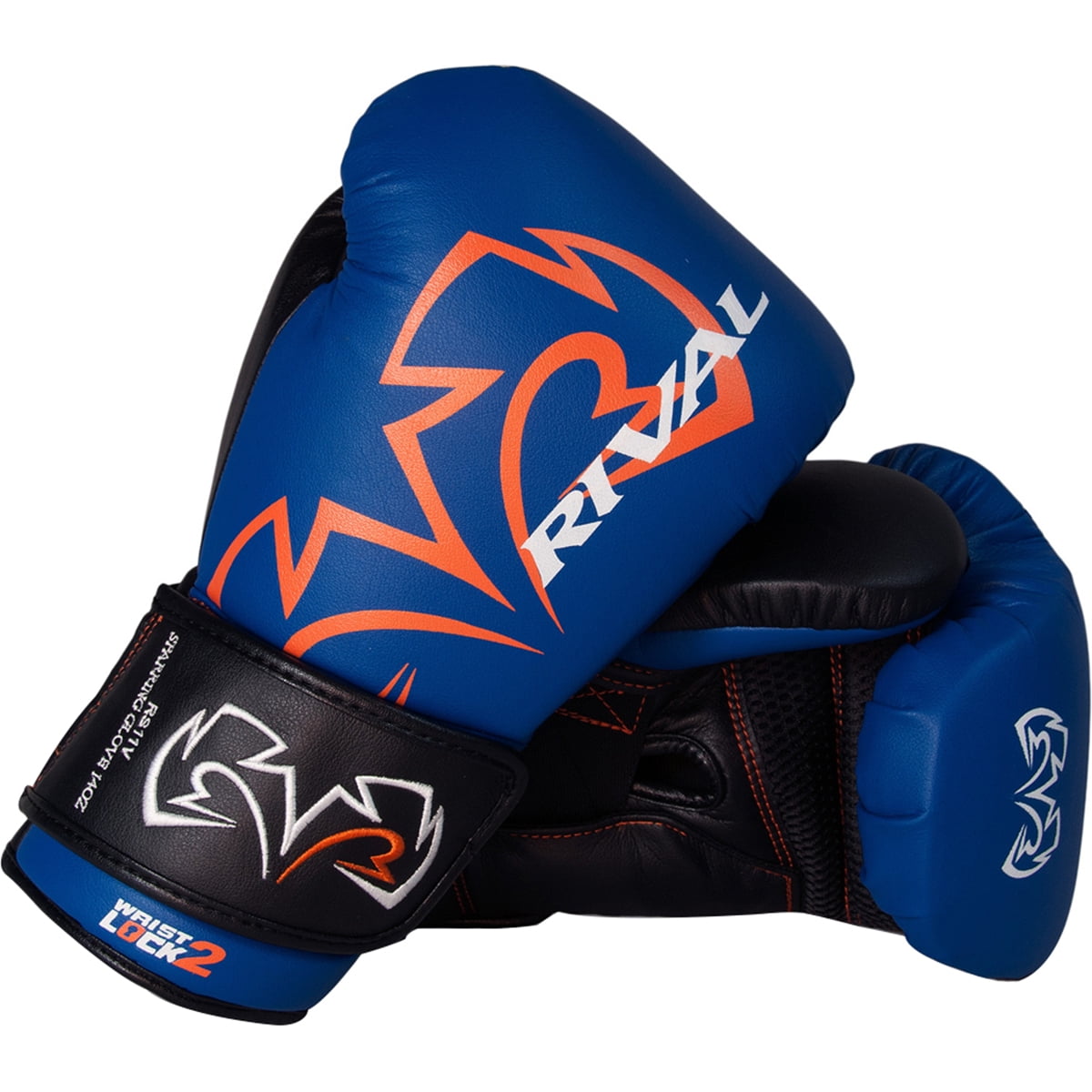 Rival Boxing Evolution Hook and Loop Sparring Gloves Blue