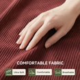 thumbnail image 4 of Bean Bag Chair with Filling, Tufted Fluffy Bean Bag Sofa with Memory Foam for the Living Room, Halls of Residence and Flats (Red), 4 of 7